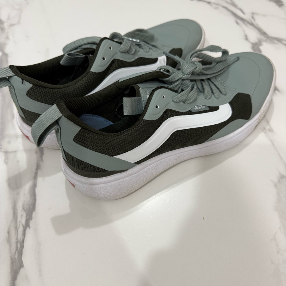 Vans Two-Tone Gray and Black Sneakers